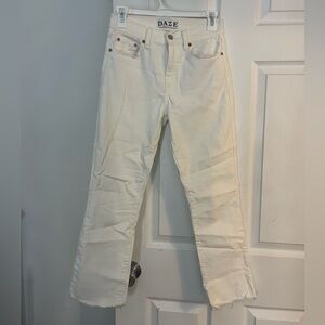 DAZE white denim size 25